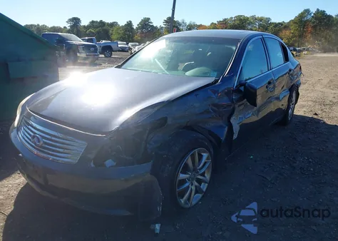 2008 Infiniti G35X z USA, uszkodzony, nr VIN JNKBV61F08M279517